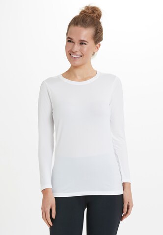 Athlecia Functioneel shirt in Wit: voorkant