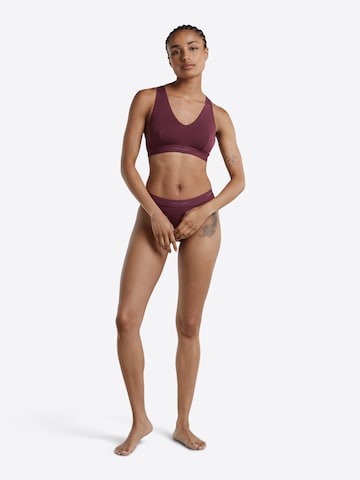 ICEBREAKER Bustier Sport bh 'Cool-Lite Sprite' in Rood