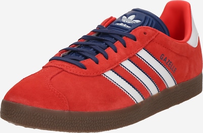 Sportbačiai be auliuko 'GAZELLE' iš ADIDAS ORIGINALS, spalva – tamsiai mėlyna / raudona / balta, Prekių apžvalga