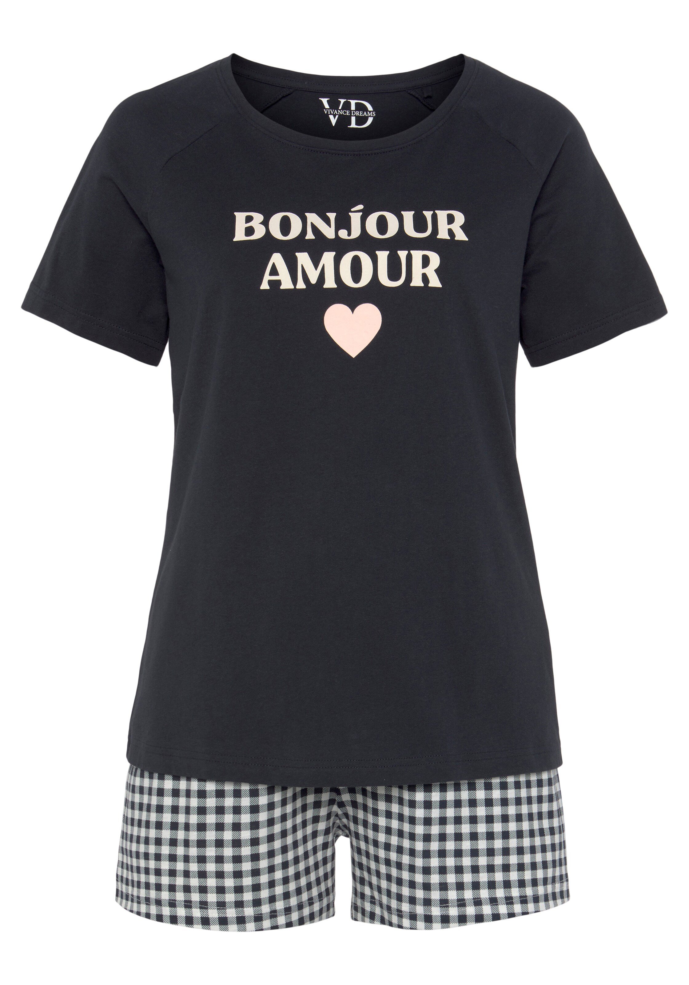 VIVANCE Shorty 'Dreams' i sort: forside