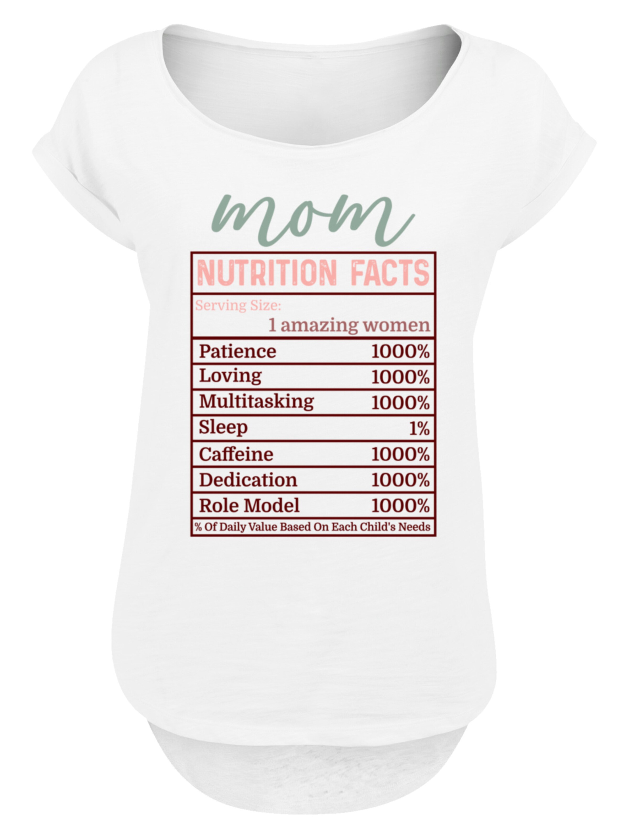 F4NT4STIC Shirt in Wit: voorkant