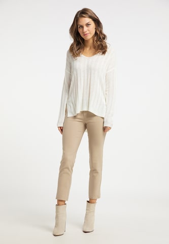 Pull-over Usha en blanc