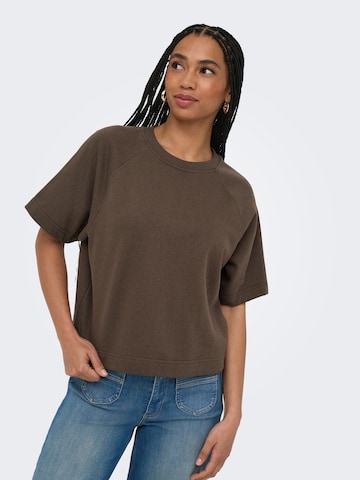 Sweat-shirt 'ONLOfelia' ONLY en marron