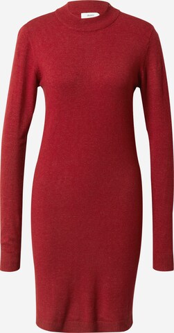 OBJECT Knitted dress 'Thess' in Red: front