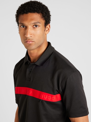 HUGO Red T-shirt 'Decholo' i svart