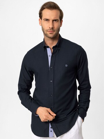 Coupe regular Chemise Dandalo en noir
