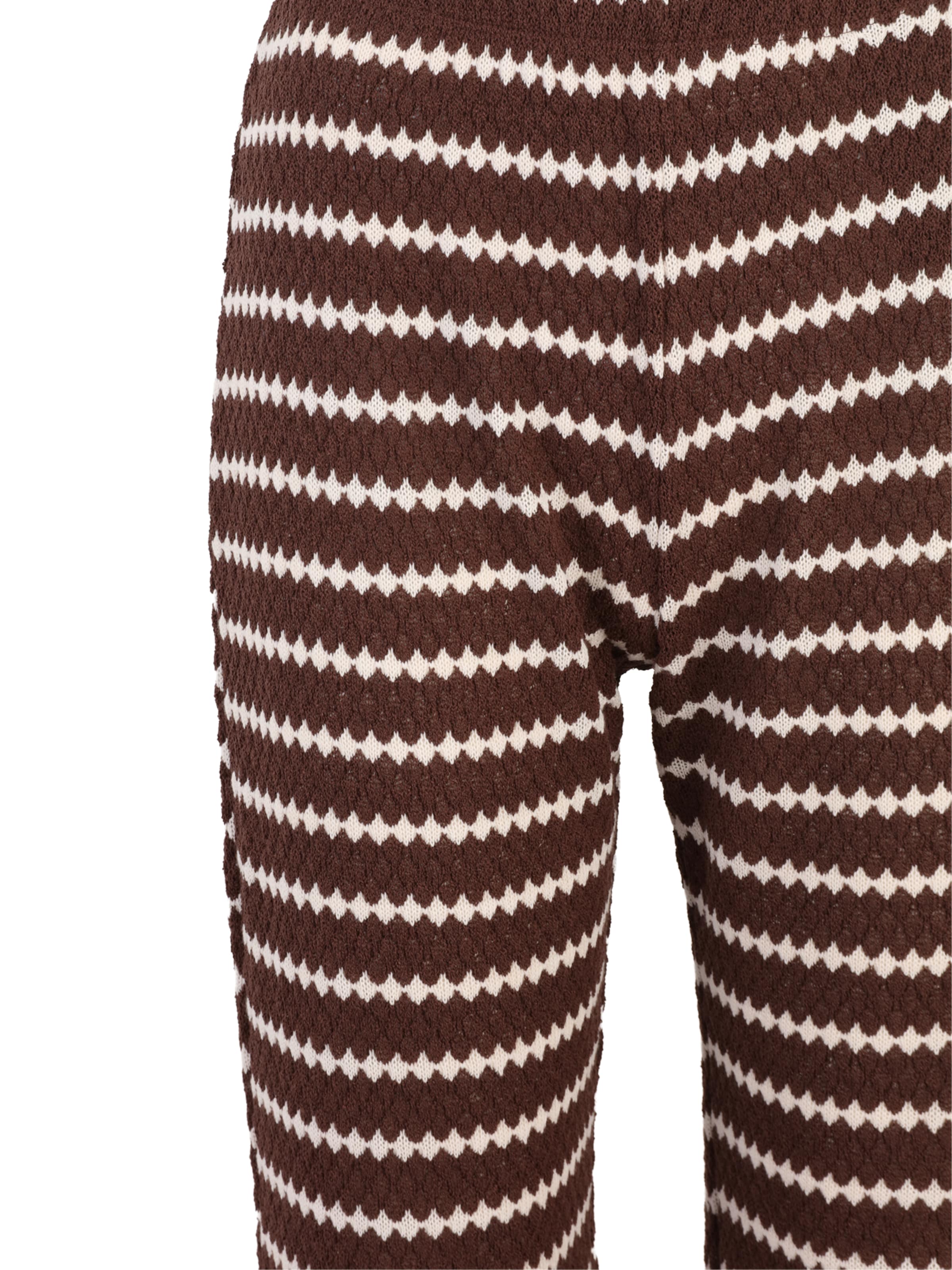 Only Petite Wide leg Pants 'ONLEVA' in Brown