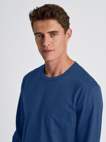 CALIDA Pyjama lang 'Relax Imprint'‌‌‌‌‌‌‌ in Blau