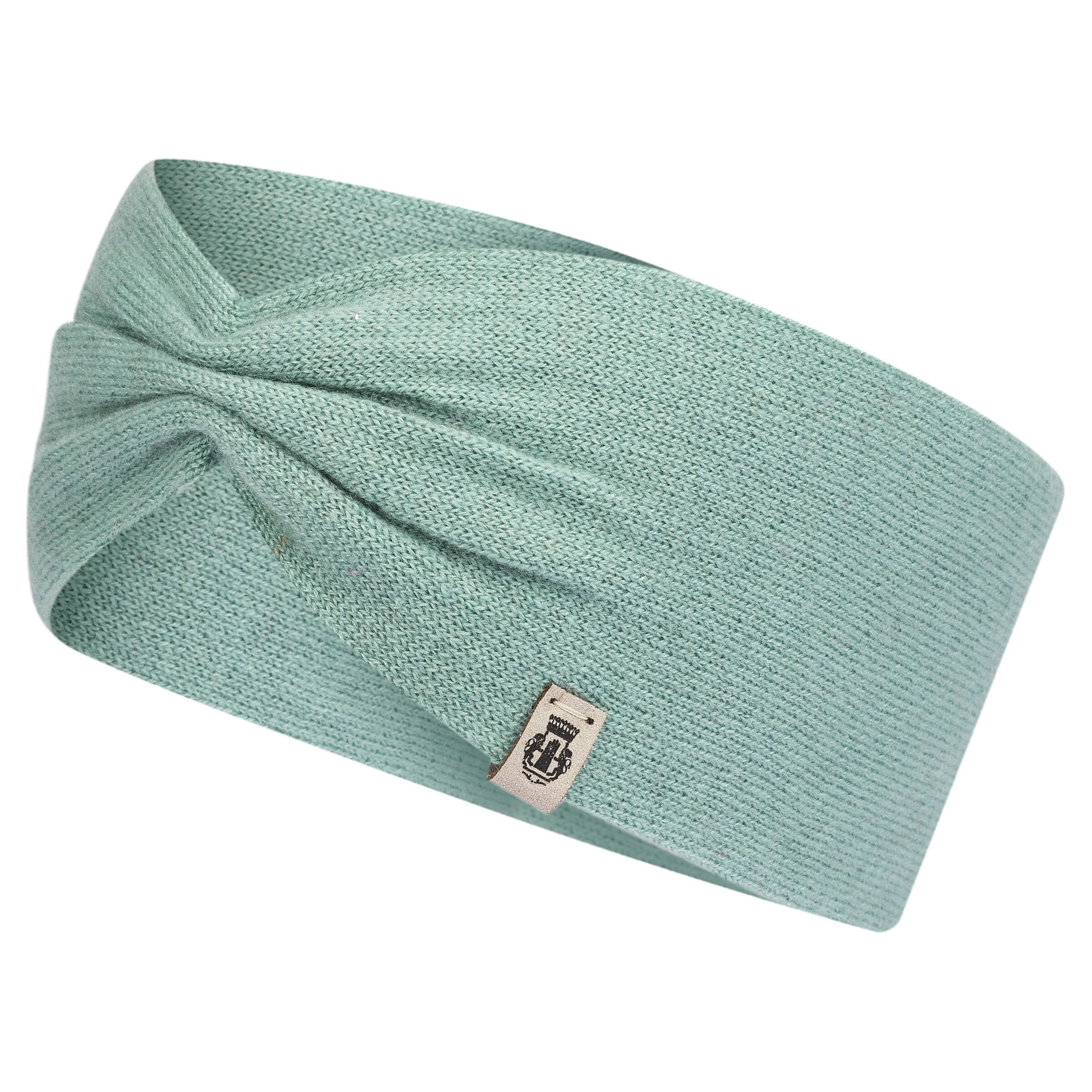 Roeckl Hoofdband ' PURE CASHMERE ' in Groen: voorkant