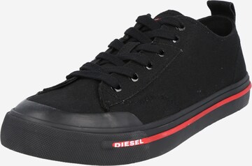 Sneaker bassa 'Athos' di DIESEL in nero: frontale