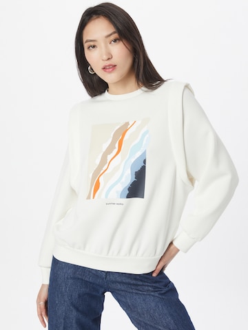 TAIFUNSweater majica - bijela boja: prednji dio
