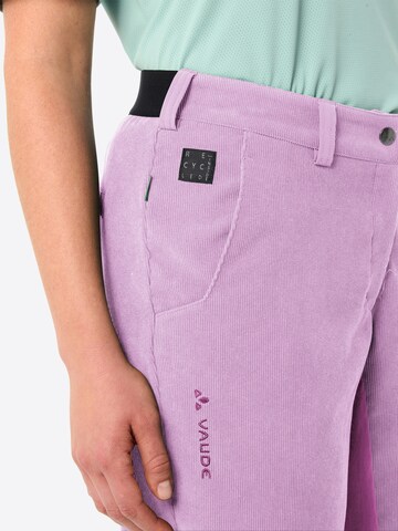 VAUDE Regular Outdoorbroek 'Loamer' in Lila