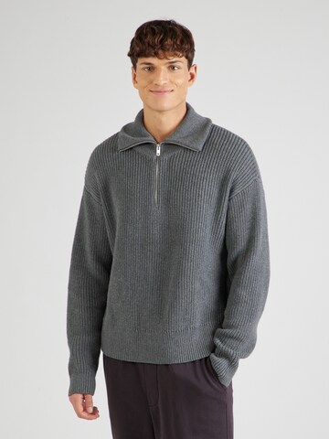 Pullover 'Jim' di WEEKDAY in grigio: frontale