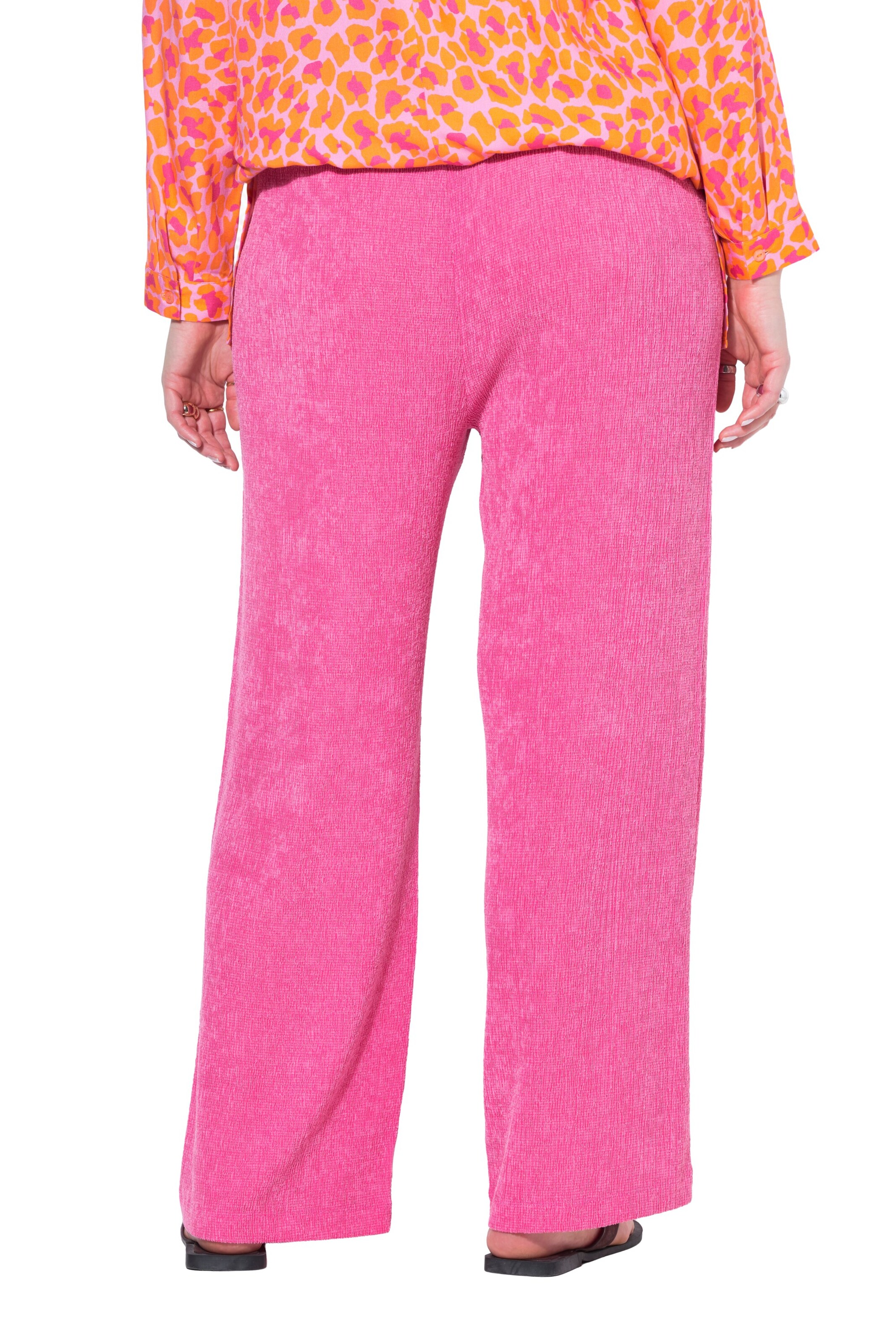 Studio Untold Wide Leg Hose in Pink