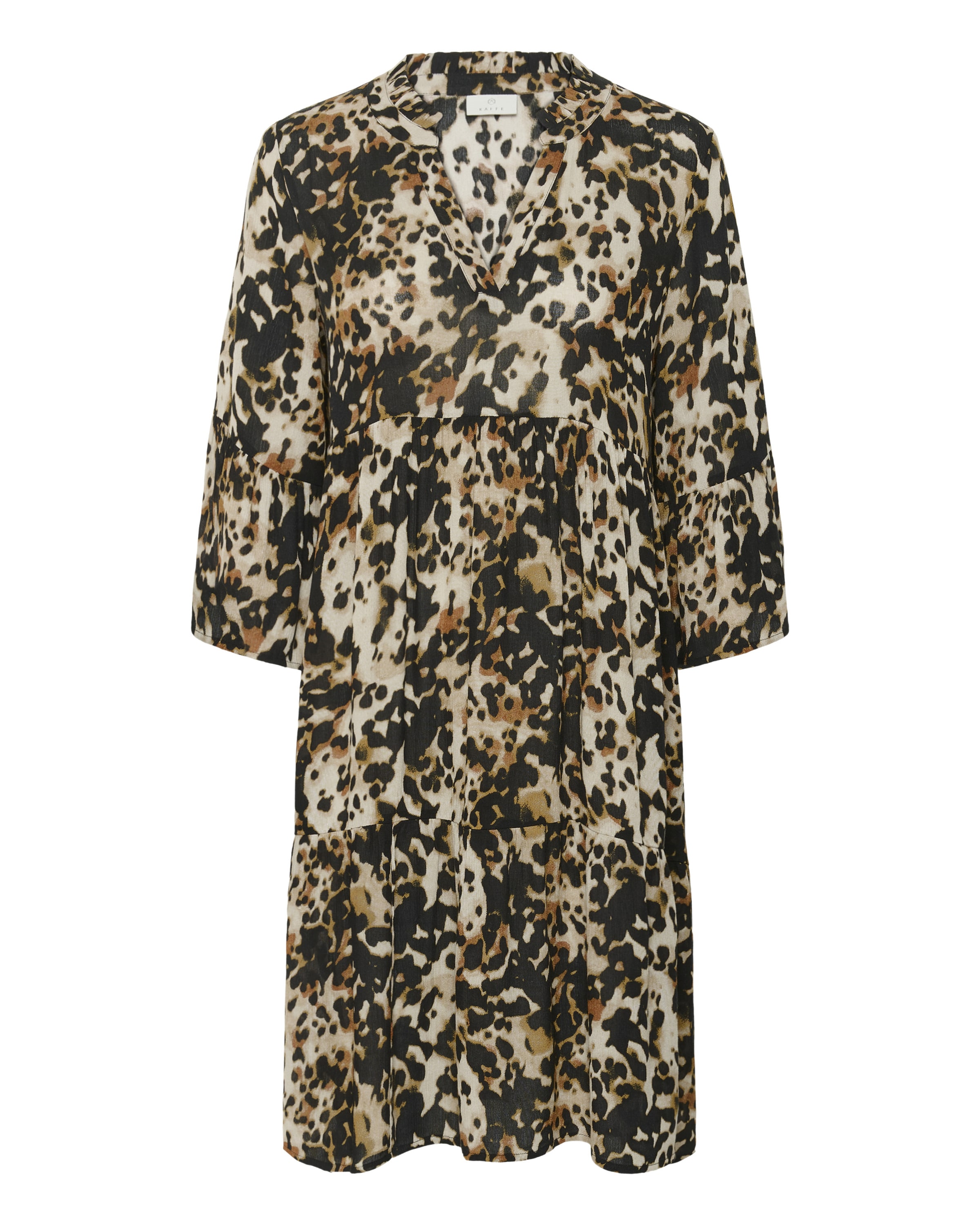 Kaffe Kjole 'Hera Amber' i brun: forside