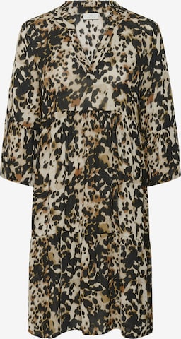 Kaffe Jurk 'Hera Amber' in Bruin: voorkant