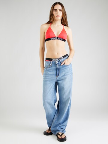 Calvin Klein Swimwear Háromszög Bikini felső - piros