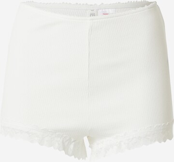 Cotton On BodyPidžama hlače - bijela boja: prednji dio