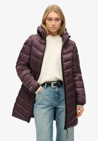 Superdry & Co Mantel  'Fuji' in Lila: Vorderseite