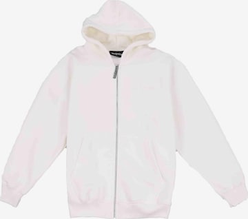 Giacca di felpa di Dropsize in bianco: frontale