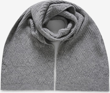 KAFFE CURVE - Chal 'Gemma' en gris: frente