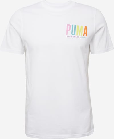 PUMA Shirt in Smoke blue / Yellow / Purple / Rusty red / White, Item view