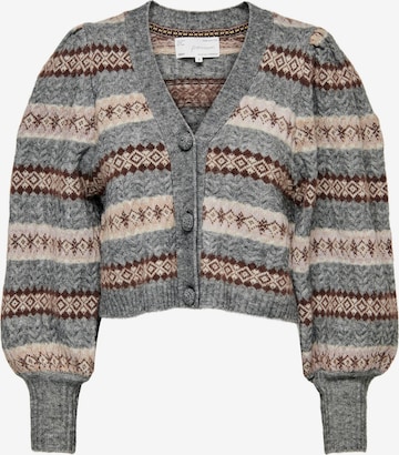 ONLY Knit Cardigan 'Favolosa' in Grey: front