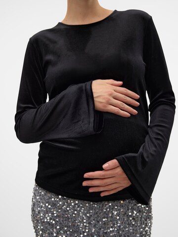 MAMALICIOUS Shirt 'MLSandra' in Schwarz
