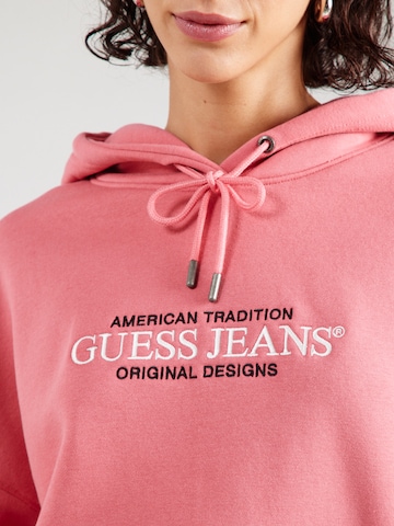 GUESS JEANS - Sudadera 'American Tradition' en rosa