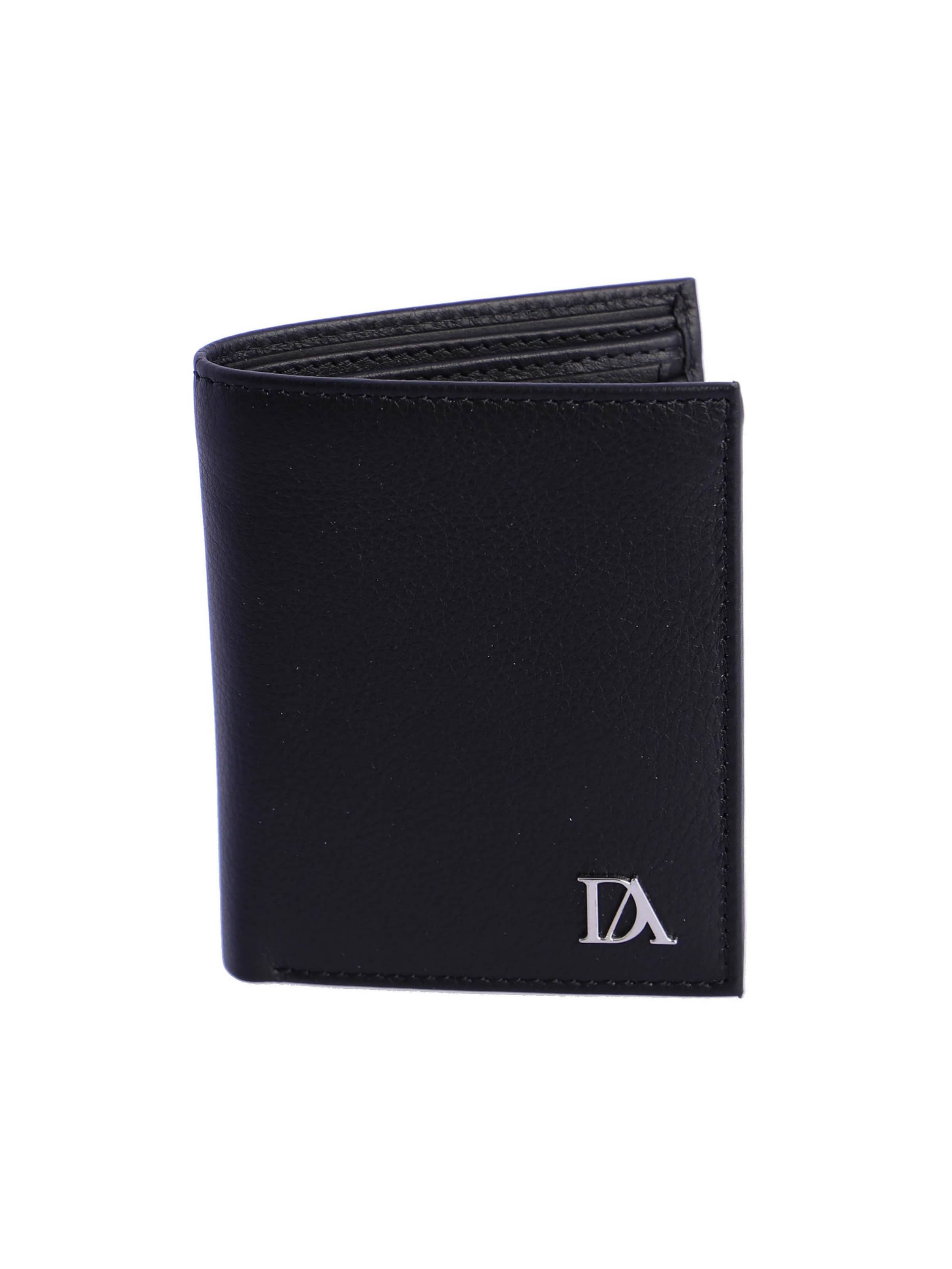 Don Algodon - Cartera 'Cartera para hombre Matteo de piel con protección RFID' en negro: frente