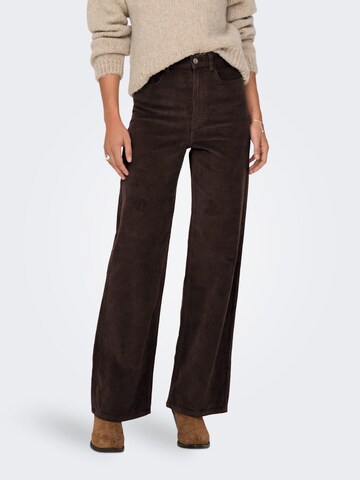ONLY Baggy Broek 'Hope' in Bruin: voorkant