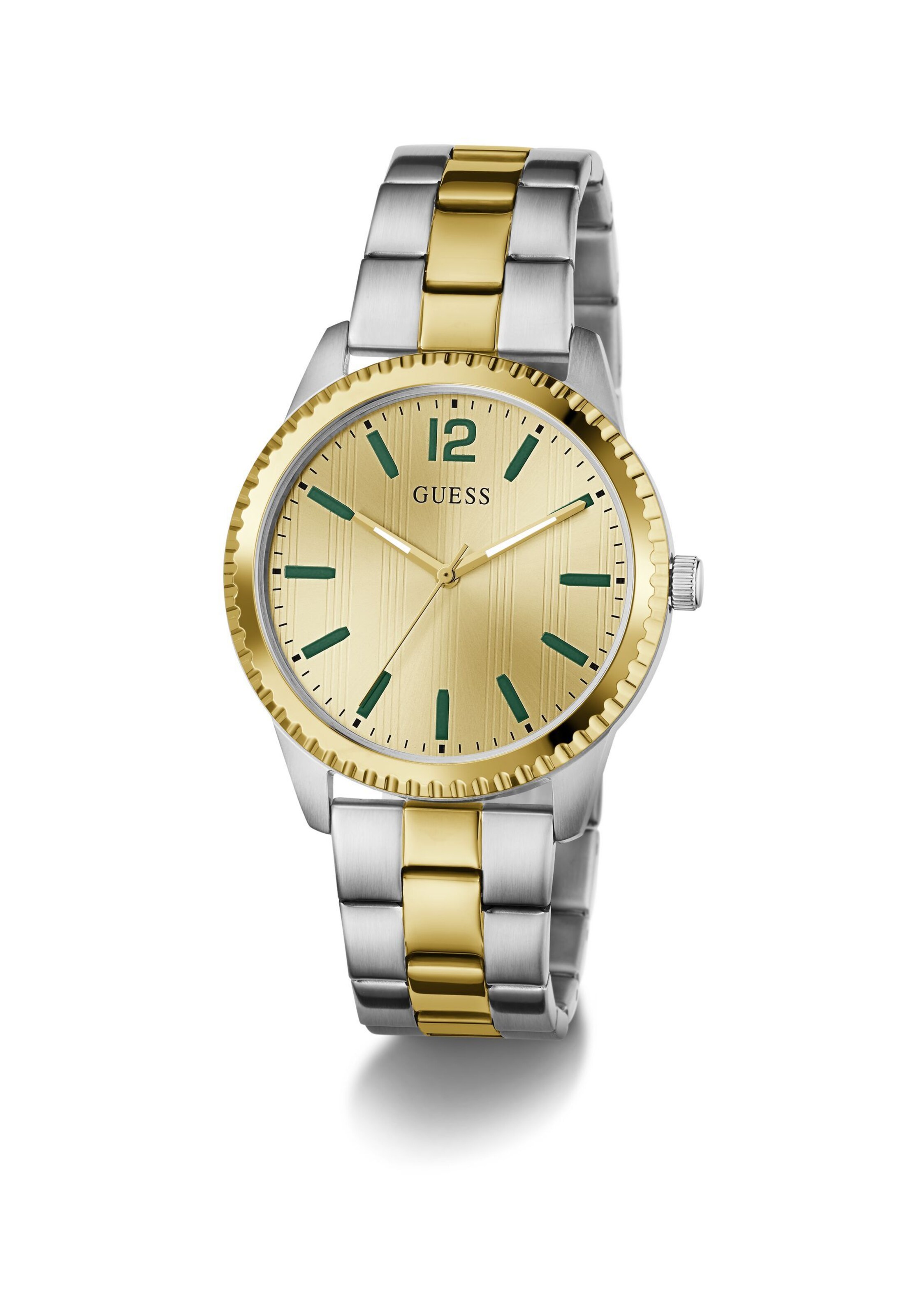 GUESS Uhr 'Chip' in Silber: Vorderseite