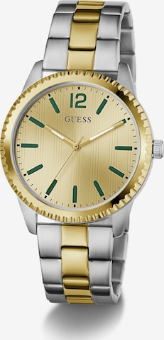 GUESS Uhr 'Chip' in Silber: Vorderseite