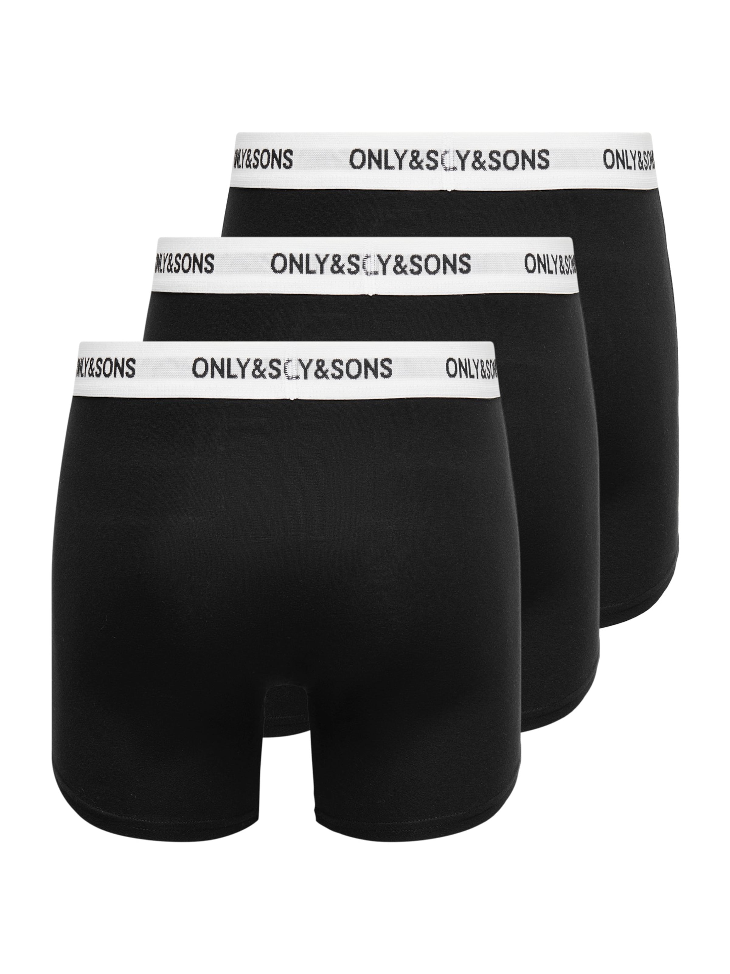 Only & Sons Boxer shorts 'ONSFitz' in Black