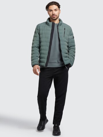 khujo Winter Jacket 'Percy Matt' in Green