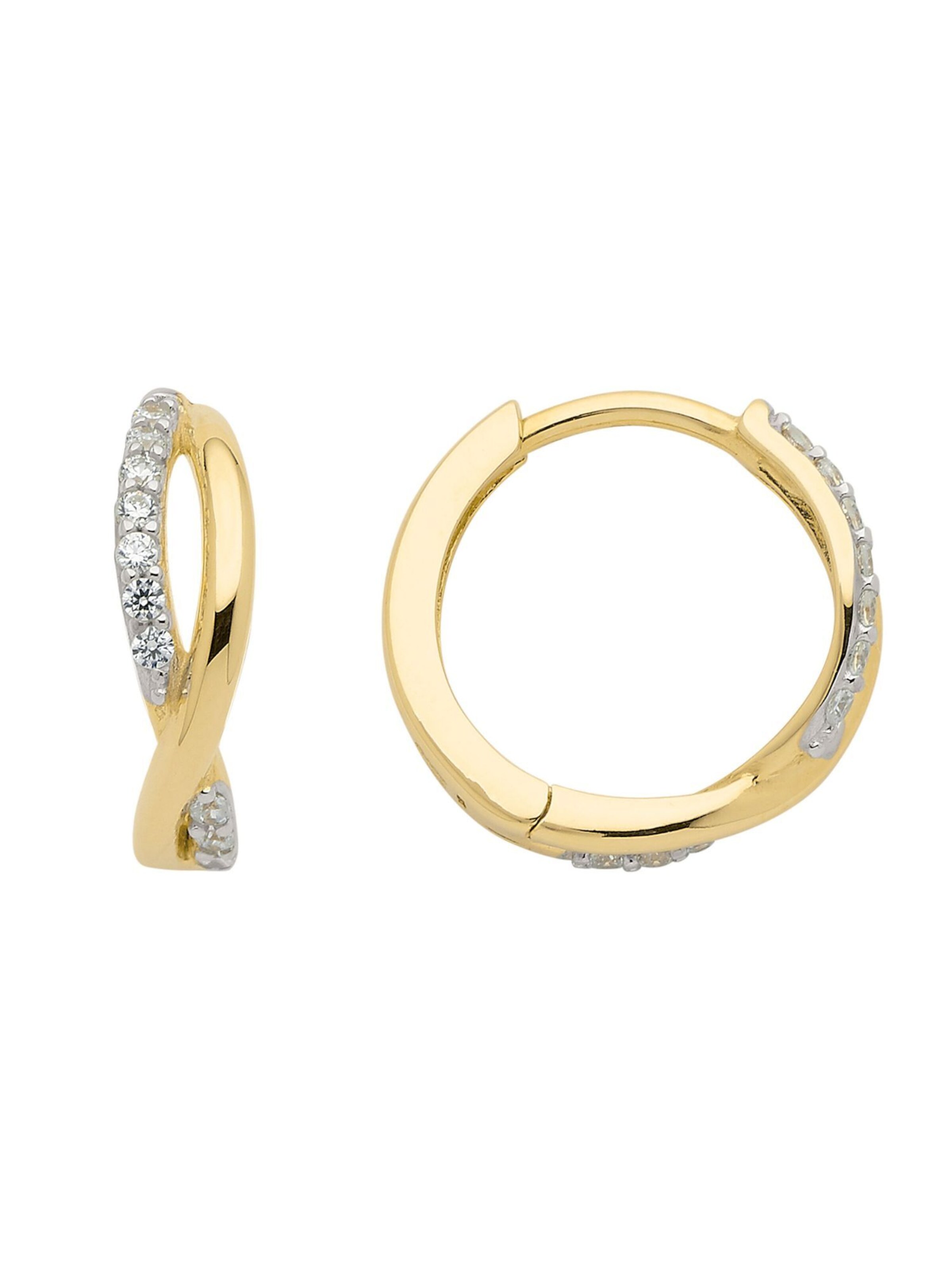 Adelia´s Earrings in Gold: front
