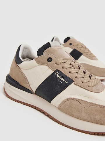 Pepe Jeans Sneakers 'Buster Tape' in Beige