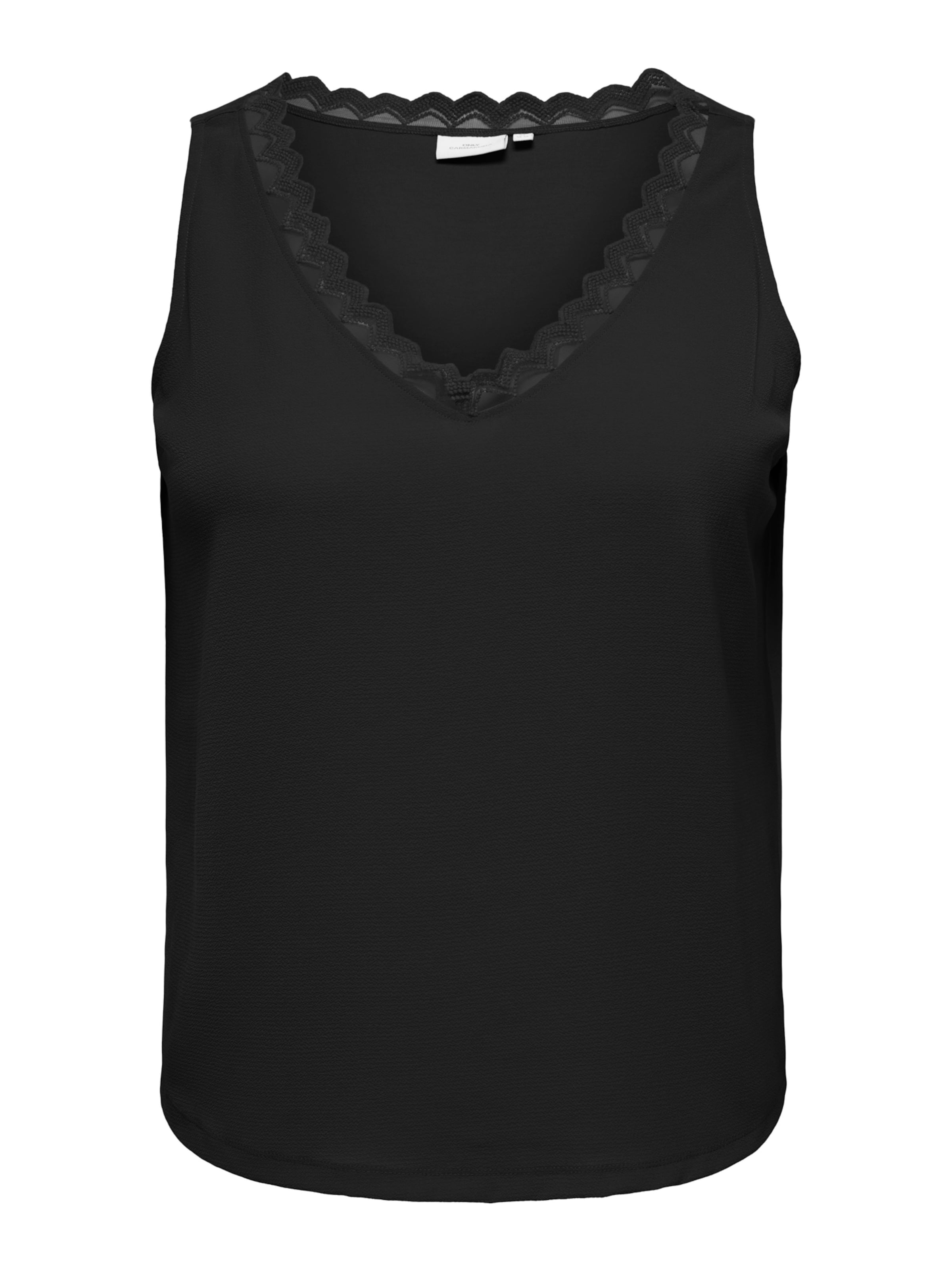 ONLY Carmakoma Top 'CARTANI' – černá: přední strana