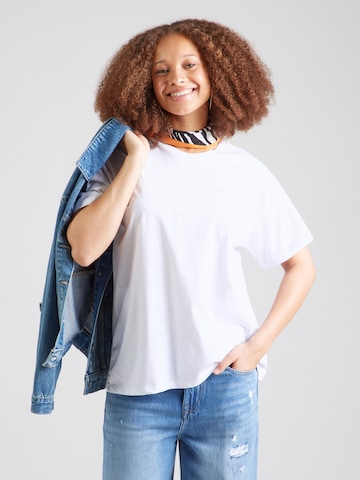 T-shirt 'PCALIFI FASTTRACK' PIECES en blanc