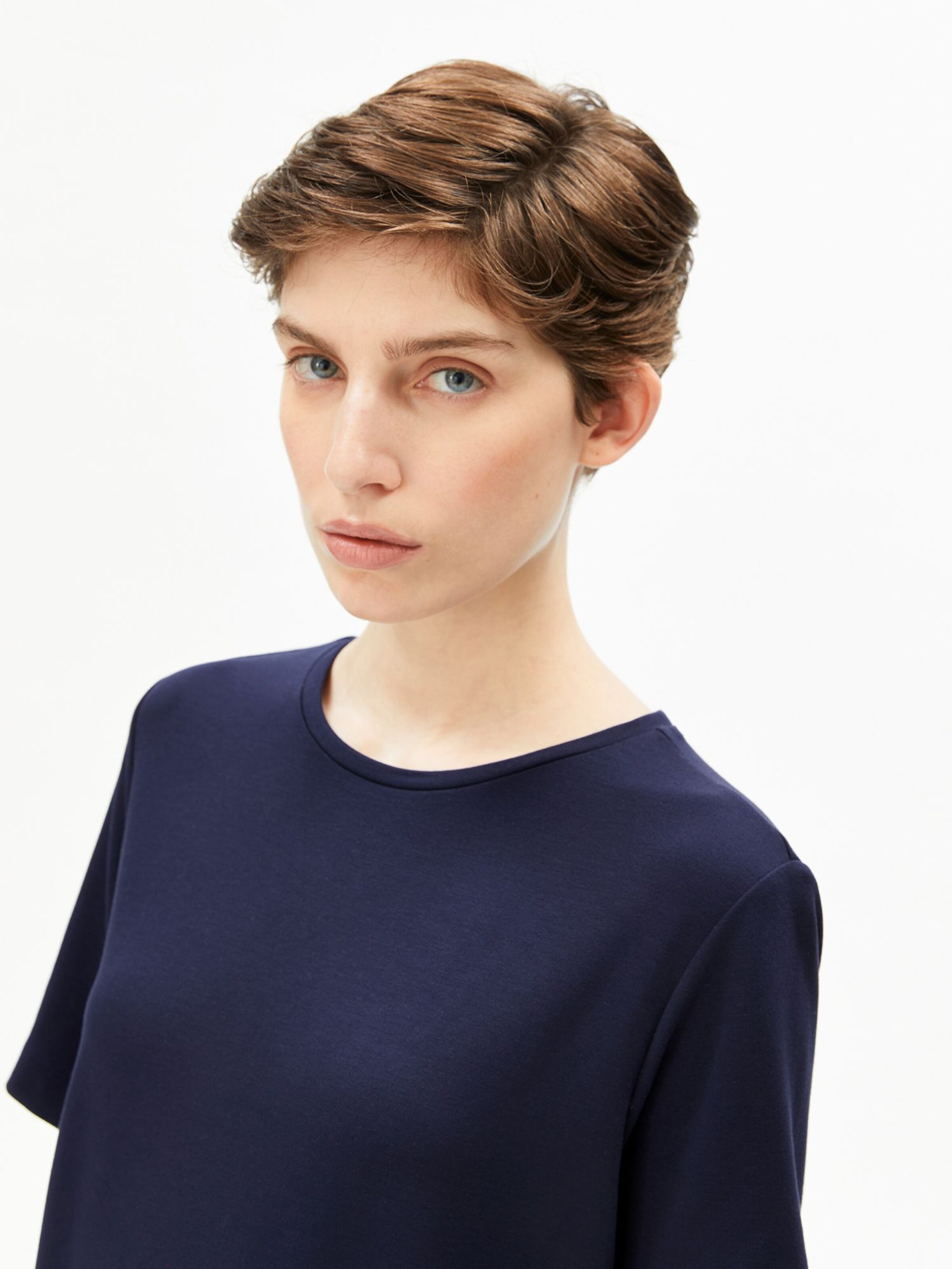 ARMEDANGELS Jurk in Blauw: voorkant