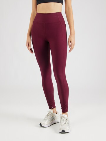 SKECHERS Skinny Legginsy 'Goflex' w kolorze czerwony: przód