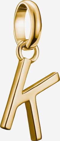 Thomas Sabo Anhänger 'Buchstabe K' in Gold: Vorderseite
