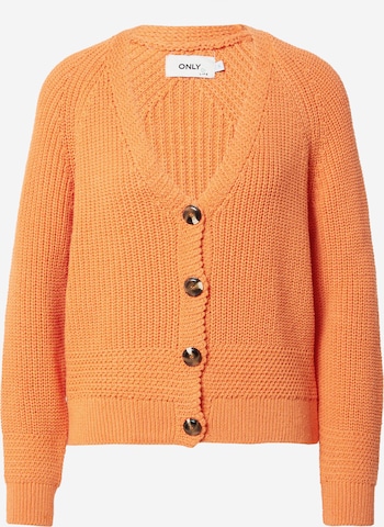 ONLY Knit Cardigan 'BELLA' in Orange: front