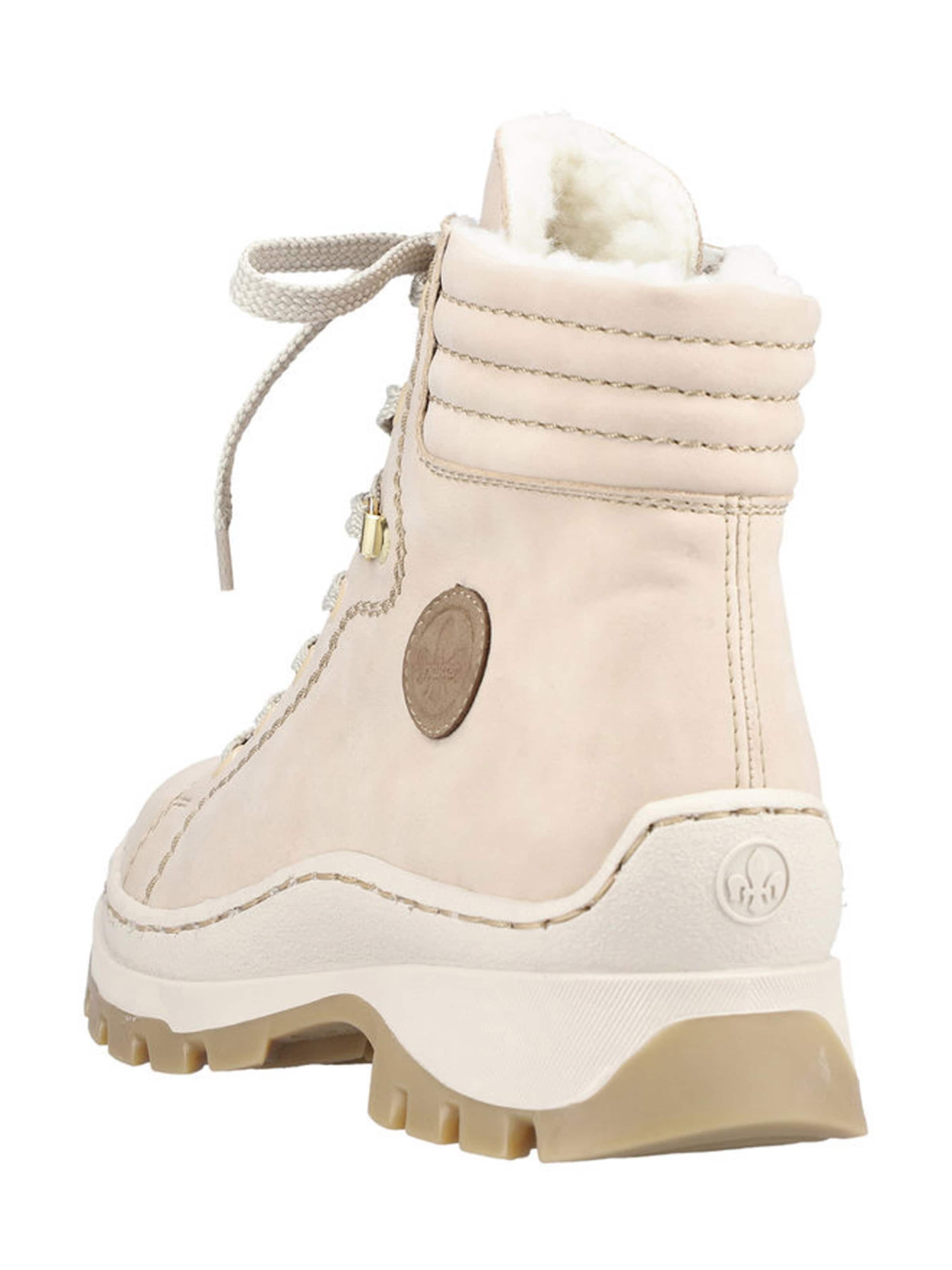 Bottines à lacets Rieker en beige