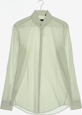 BOSS Black Button Up Shirt in M in Mixed colors: front