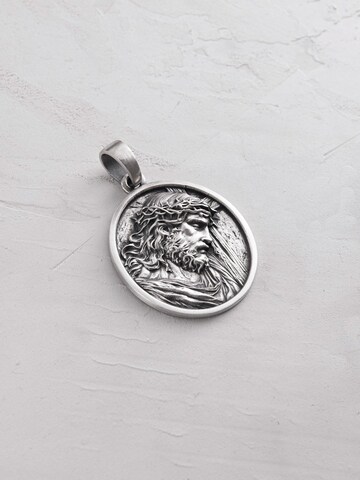REYTEL Παντατίφ 'JESUS CHRIST WITH CROWN OF THORNS' σε ασημί