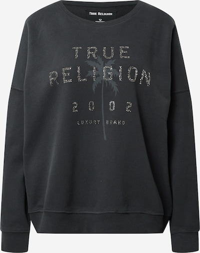 True Religion Mikina 'BOXY CREW NECK SWEAT PALM TREE' - modrá / sivá, Produkt