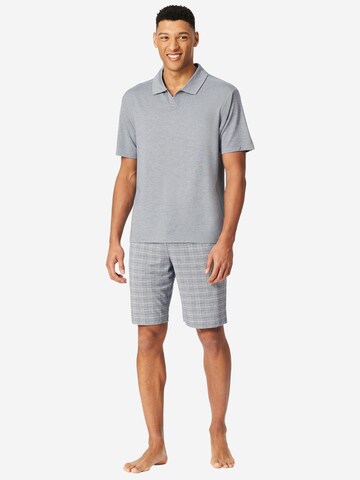 Pyjama court SCHIESSER en gris : devant