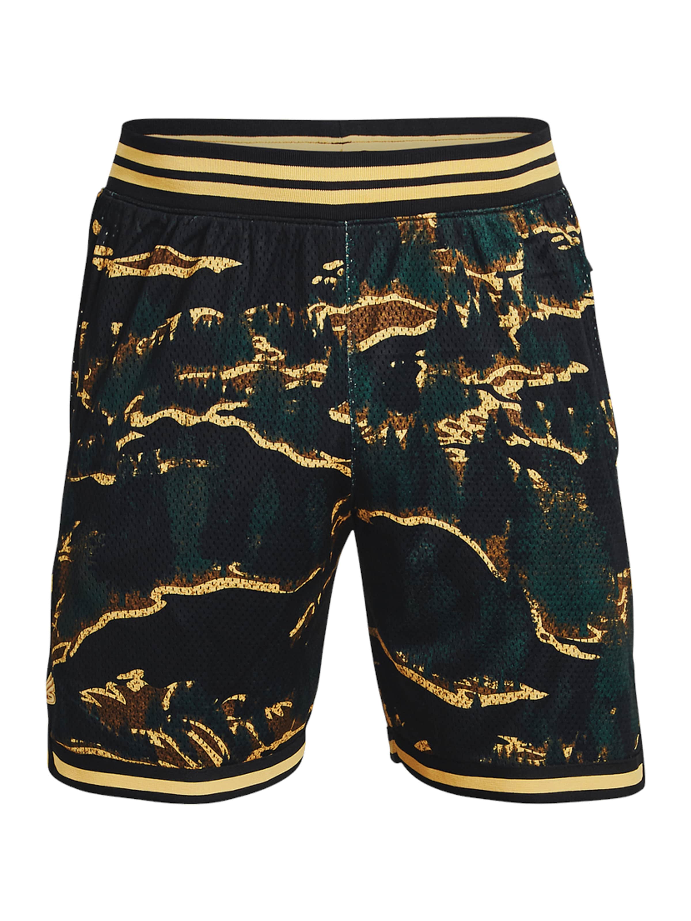 UNDER ARMOUR Regular Workout Pants 'Curry' in Black: front