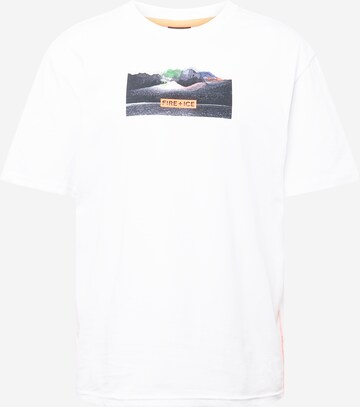 T-Shirt 'MICK3' Bogner Fire + Ice en blanc : devant